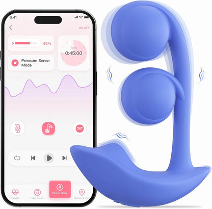 Honey Play Box Meloday Dual Orb App Controlled wearable vibrator for couples or solo play