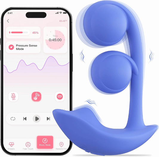 Honey Play Box Meloday Dual Orb App Controlled wearable vibrator for couples or solo play