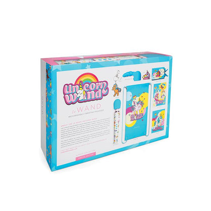 Le Wand Unicorn Wand product packaging with colorful design on a white background