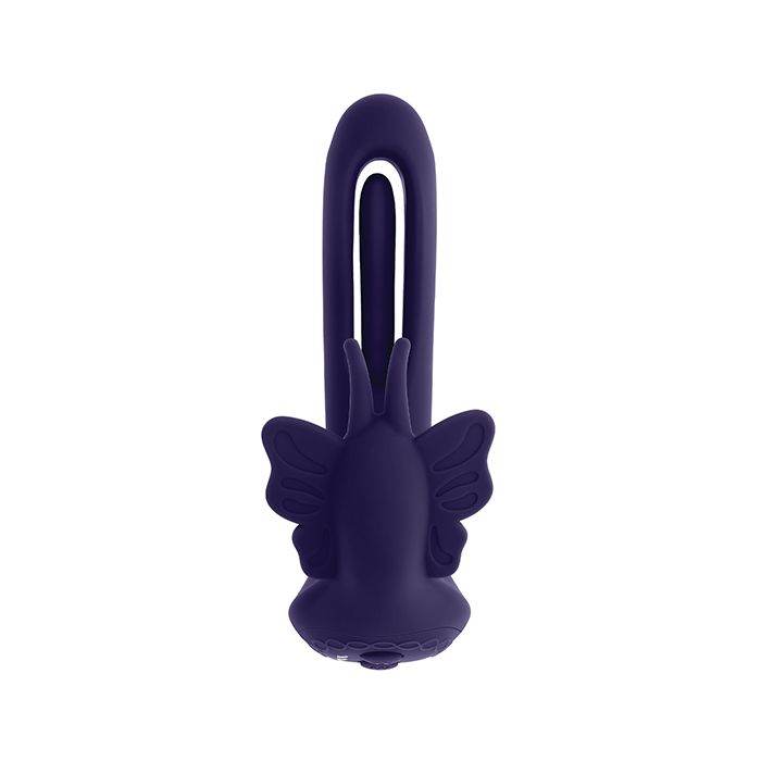 Lord of the Wings Flapping Flicking & Vibrating Stimulator - Purple - Texas Love Shop