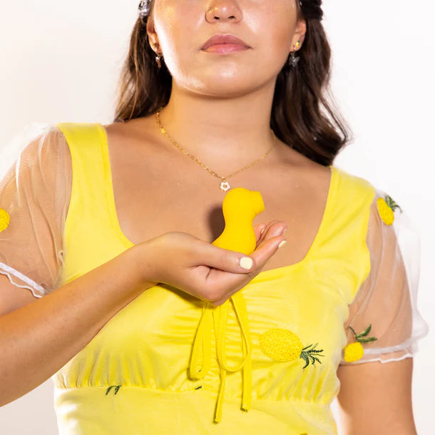 Chupete de pato de la suerte - Amarillo