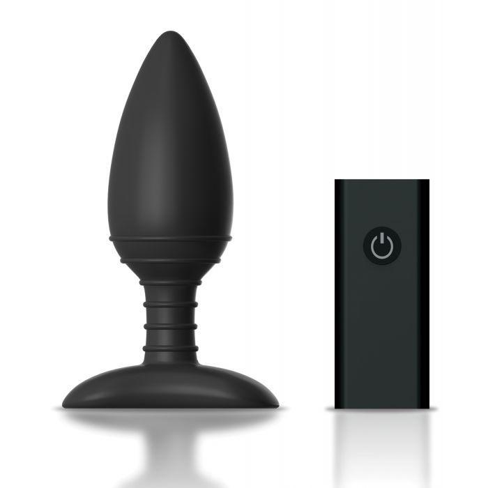 Nexus Ace Large Vibrating Butt Plug – Remote Control | Black