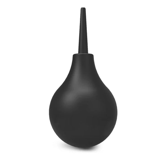 Nexus Anal Douche Non Return Valve 224ml black product sitting upright.
