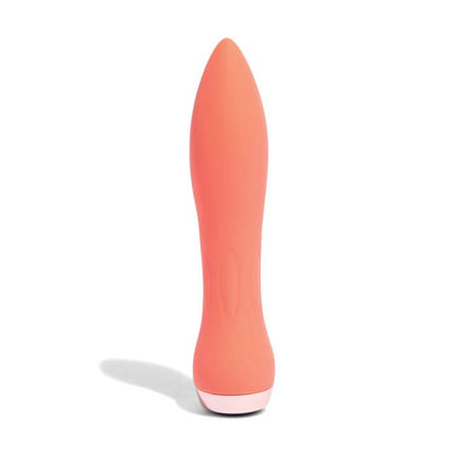 sleek Nu Sensuelle 60sx Amp Silicone Bullet in coral on white background