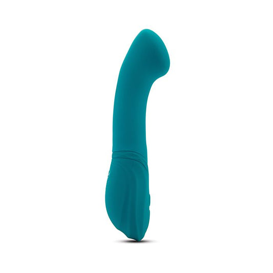 Nu Sensuelle Luna Velvet Touch G-spot vibrator on white background