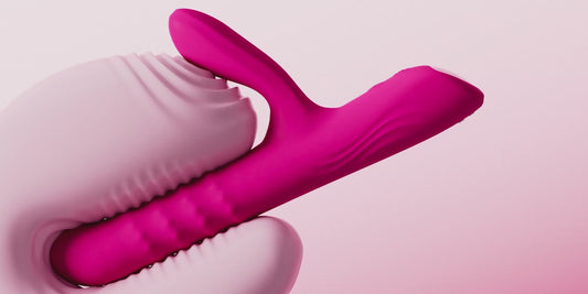 Video of swirling bead action of Lovense Velvo Rotating Vibrating 3-in-1 Rechargeable Bluetooth App Compatible Rabbit Vibrato