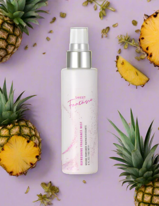 Bottle of Pure Romance Sweet Fantasie Pineapple Sorbet Pheromone Fragrance Mist.