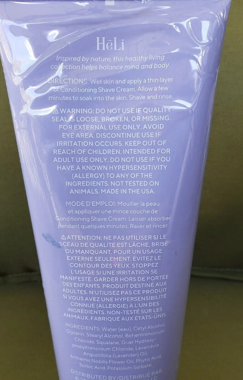 Coochy Heli Lavender & Chamomile Shave Cream