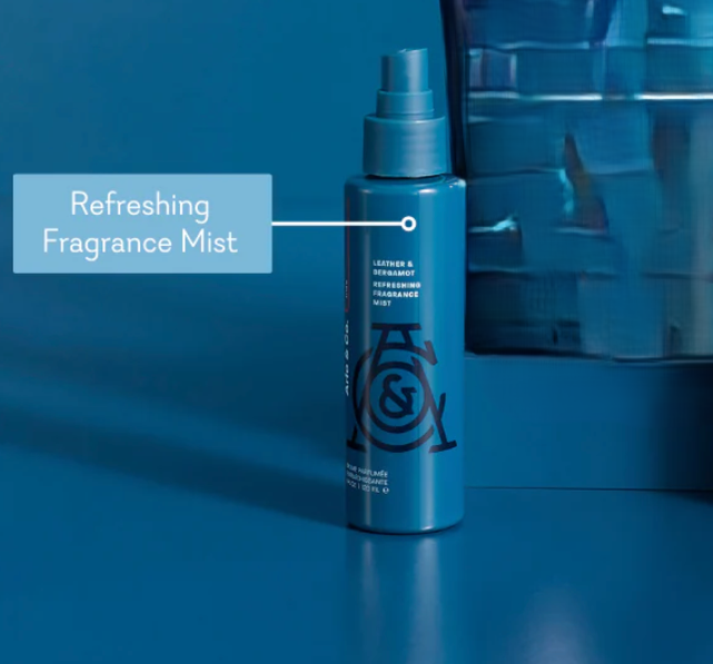 Pure Romance Titan Refreshing Fragrance Mist Blue Bottle
