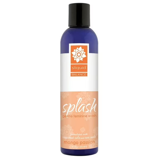 Gel de ducha femenino Sliquid Splash - 8.5 oz Mango Passion 