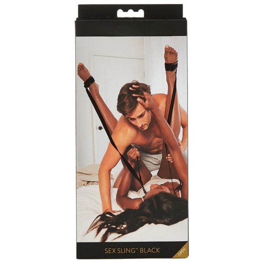 Adjustable sex sling supporting legs for G-spot and P-spot stimulation by Sportsheets