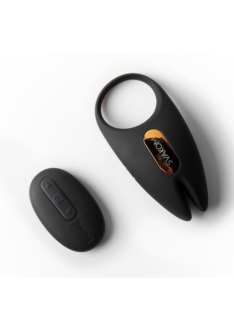 Svakom Winni 2 Cock Ring App Control and remote control vibrating couples vibrator on white background