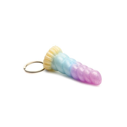Unicorn Charm Keychain – Fantasy Rainbow Mini Dildo Accessory