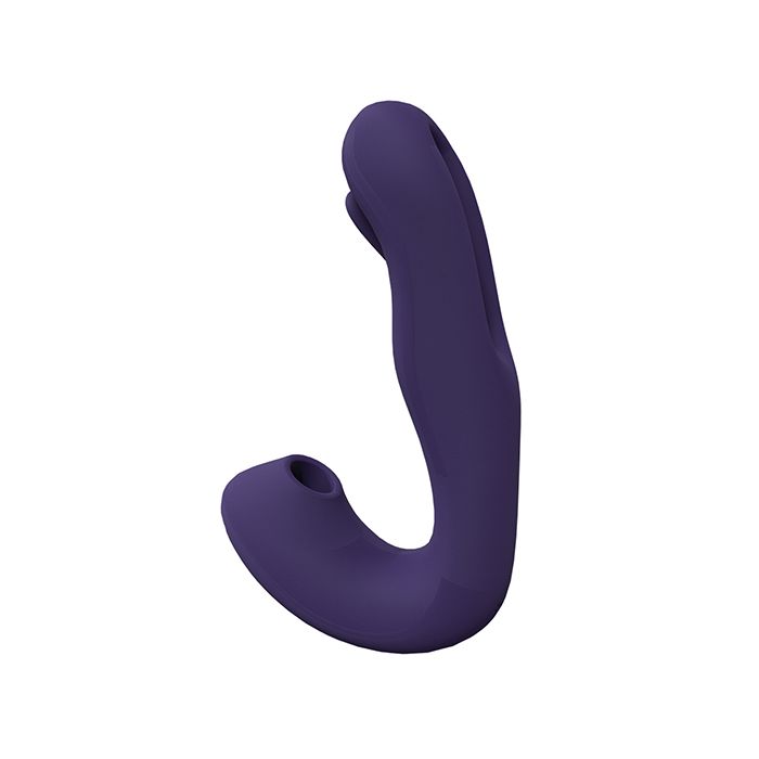 Dual Action Airwave Vibrator & G-Spot Stimulator - Purple