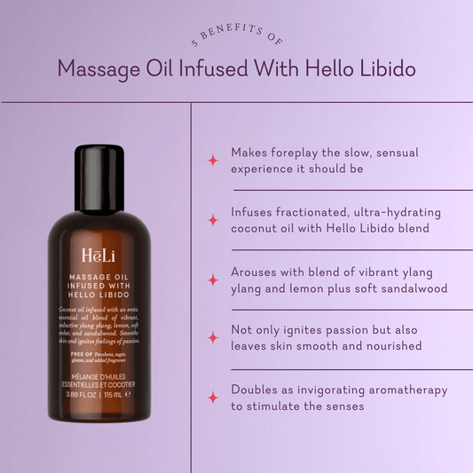 HēLi - Massage Oil Infused With Hello Libido - Texas Love Shop