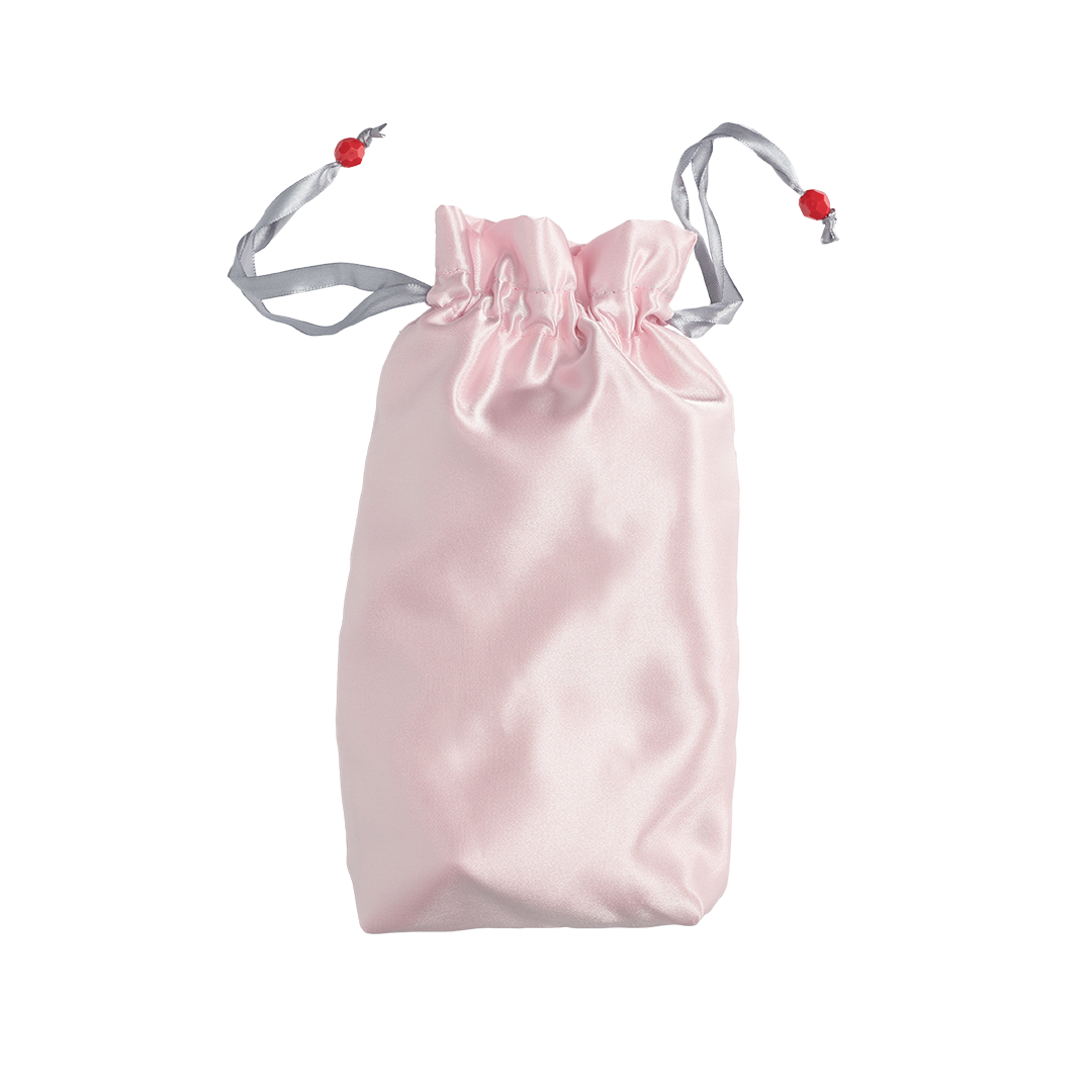 Pure Romance bioshield disinfecting toy tote pink. 